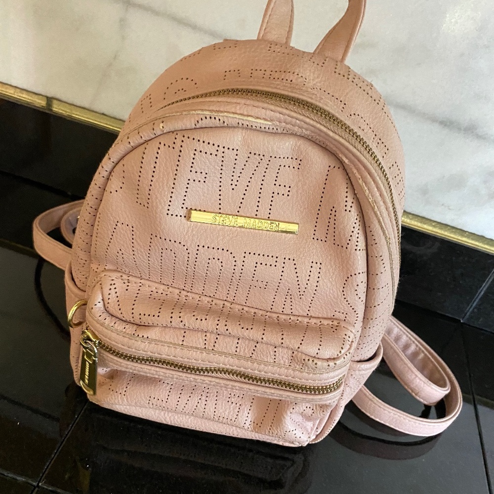 Steve Madden Barbie Pink Mini Backpack - image 1